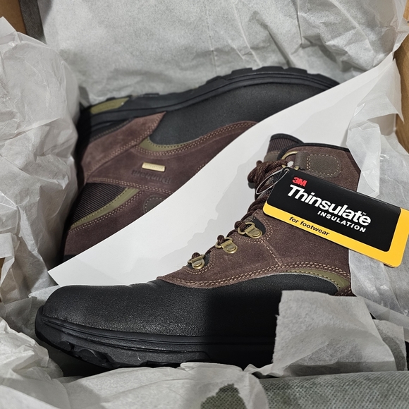 Trukka Brown Waterproof High Boot Men's shoes size 11 D definitions 11W - Picture 2 of 9